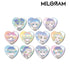 『MILGRAM -ミルグラム-』トレーディング デフォルメAni-Art KAWAII label ハート型缶バッジ(単位/BOX)