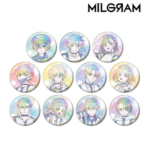 『MILGRAM -ミルグラム-』トレーディング Ani-Art KAWAII label オーロラ缶バッジ(単位/BOX)