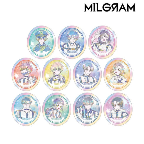 『MILGRAM -ミルグラム-』トレーディング Ani-Art KAWAII label オーロラダイカットステッカー ver.A(単位/BOX)