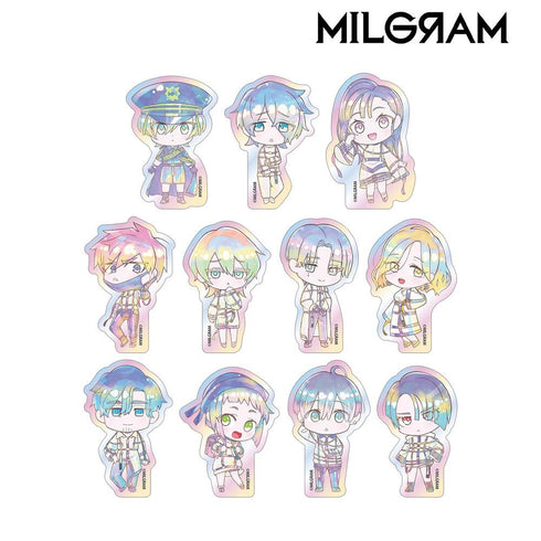 『MILGRAM -ミルグラム-』トレーディング Ani-Art KAWAII label オーロラダイカットステッカー ver.B(単位/BOX)