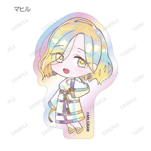『MILGRAM -ミルグラム-』トレーディング Ani-Art KAWAII label オーロラダイカットステッカー ver.B(単位/BOX)