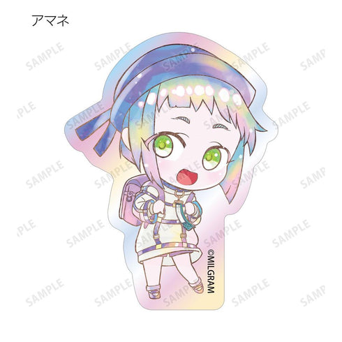 『MILGRAM -ミルグラム-』トレーディング Ani-Art KAWAII label オーロラダイカットステッカー ver.B(単位/BOX)