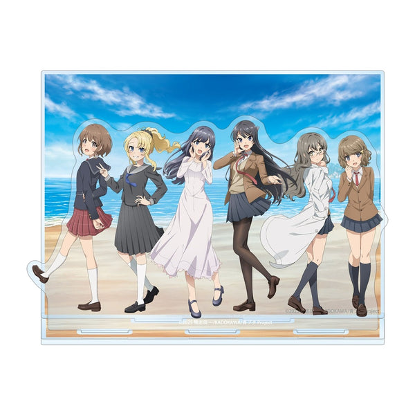 『青春ブタ野郎シリーズ』描き下ろし 集合 海での思い出ver. アクリルジオラマスタンド