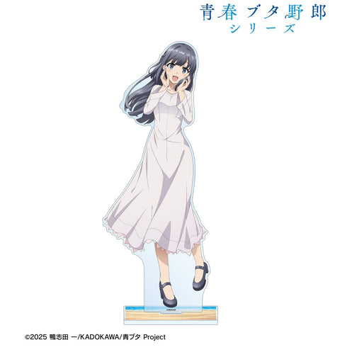 《青春猪头系列》全新绘制 牧之原翔子 海边回忆版 特大亚克力立牌
