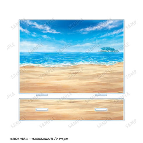 『青春ブタ野郎シリーズ』描き下ろし 背景 海での思い出ver. 特大アクリルスタンド