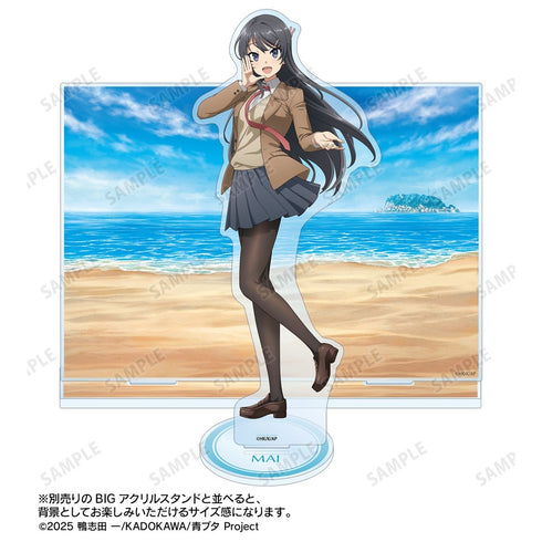 『青春ブタ野郎シリーズ』描き下ろし 背景 海での思い出ver. 特大アクリルスタンド