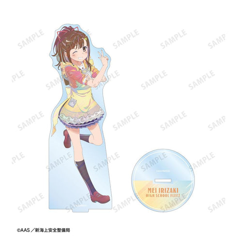 《高中舰队》全新绘制 西崎芽依 制服围裙版 Ani-Art clear label 第3弹 BIG亚克力立牌