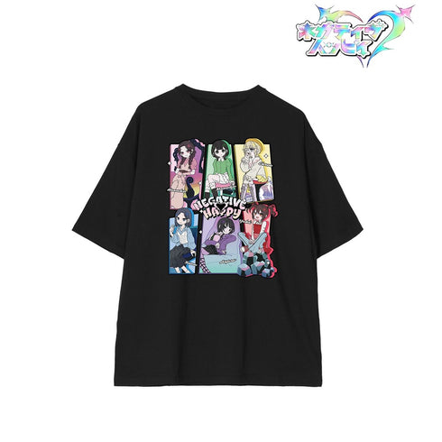 "Negative Happy" Original Illustration: 2nd Music Video Group Shot (Negative Ver.) BIG Silhouette Unisex T-Shirt