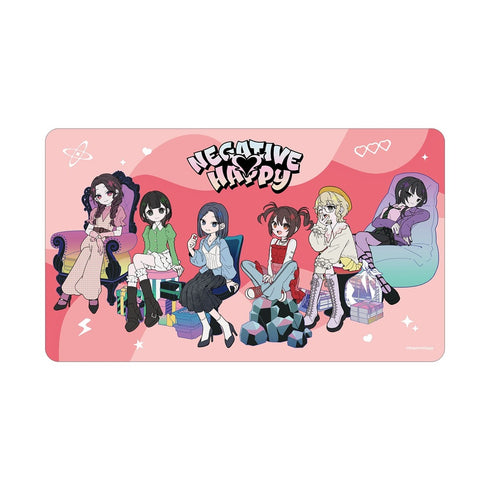『ネガティヴハッピィ』描き下ろし 2nd MV集合 ネガティヴver. マルチデスクマット