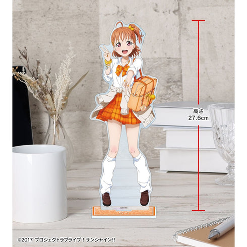 『ラブライブ!サンシャイン!!』描き下ろし 高海千歌 ギャル制服ver. 特大アクリルスタンド