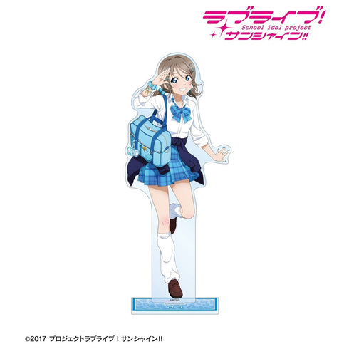 《Love Live! Sunshine!!》全新绘制 渡边曜 辣妹制服版 特大亚克力立牌