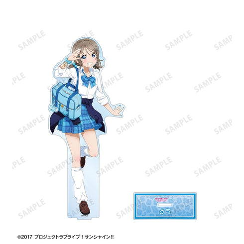《Love Live! Sunshine!!》全新绘制 渡边曜 辣妹制服版 特大亚克力立牌