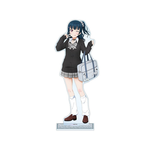 『ラブライブ!サンシャイン!!』描き下ろし 津島善子 ギャル制服ver. 特大アクリルスタンド