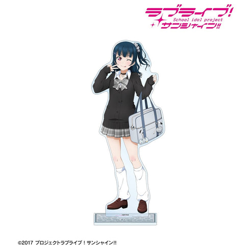 『ラブライブ!サンシャイン!!』描き下ろし 津島善子 ギャル制服ver. 特大アクリルスタンド