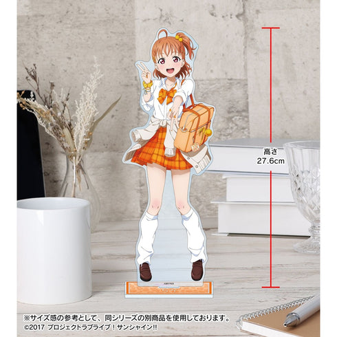 『ラブライブ!サンシャイン!!』描き下ろし 津島善子 ギャル制服ver. 特大アクリルスタンド