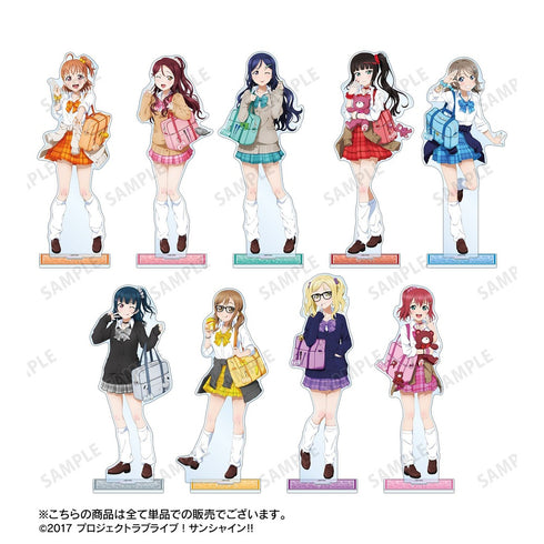 『ラブライブ!サンシャイン!!』描き下ろし 津島善子 ギャル制服ver. 特大アクリルスタンド