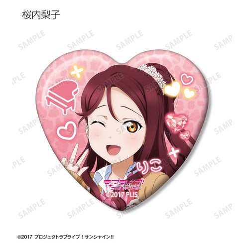 『ラブライブ!サンシャイン!!』描き下ろし ギャル制服ver. トレーディングハート型缶バッジ(単位/BOX)