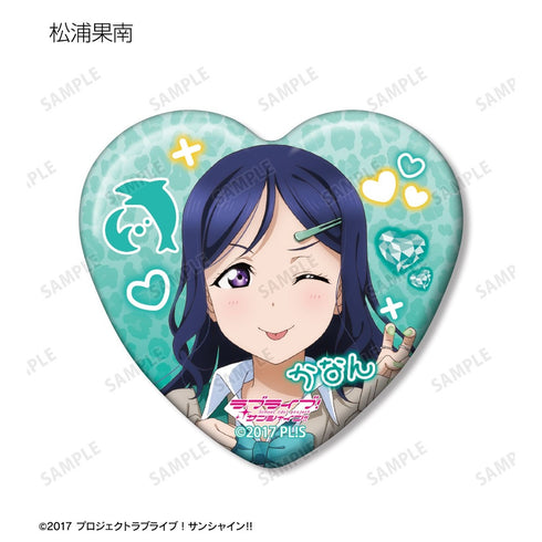 『ラブライブ!サンシャイン!!』描き下ろし ギャル制服ver. トレーディングハート型缶バッジ(単位/BOX)