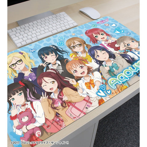 《Love Live! Sunshine!!》全新繪製 團體照 辣妹制服版 多功能桌墊