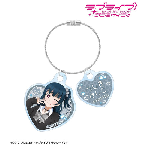 『ラブライブ!サンシャイン!!』描き下ろし 津島善子 ギャル制服ver. 2連ワイヤーアクリルキーホルダー
