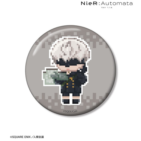 《NieR:Automata Ver1.1a》9S DOT DOT 100mm 徽章 ver.A
