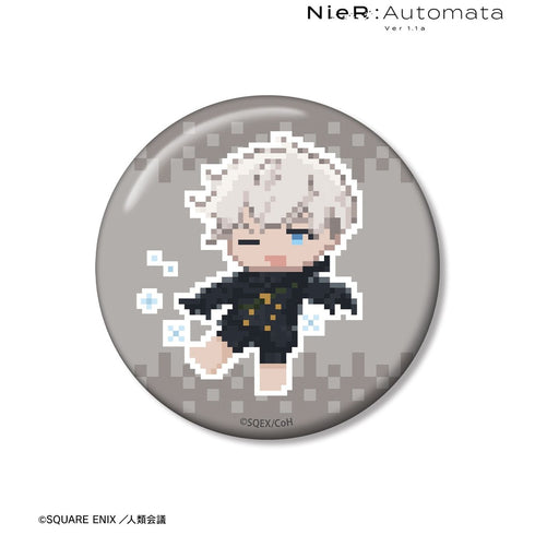 《NieR:Automata Ver1.1a》9S DOT DOT 100mm 徽章 ver.B