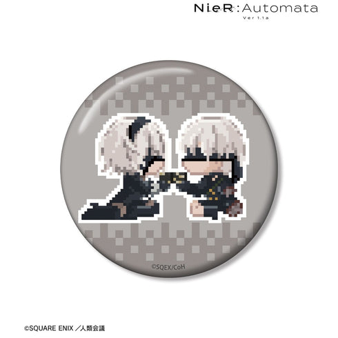 《NieR:Automata Ver1.1a》2B/9S DOT DOT 100mm 徽章 ver.B