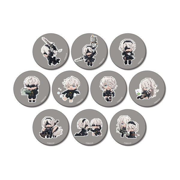 『NieR:Automata Ver1.1a』トレーディング DOT DOT マット缶バッジ(単位/BOX)