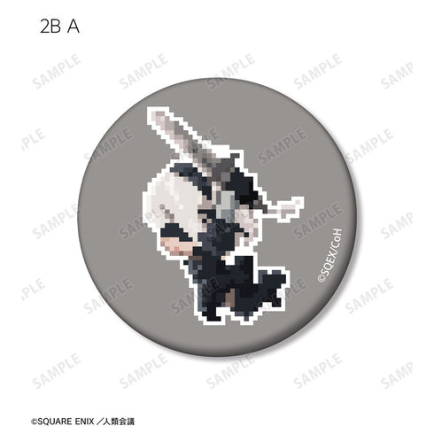 《NieR:Automata Ver1.1a》收藏級 DOT DOT 霧面金屬徽章(單位/盒)