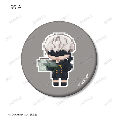 《NieR:Automata Ver1.1a》收藏級 DOT DOT 霧面金屬徽章(單位/盒)