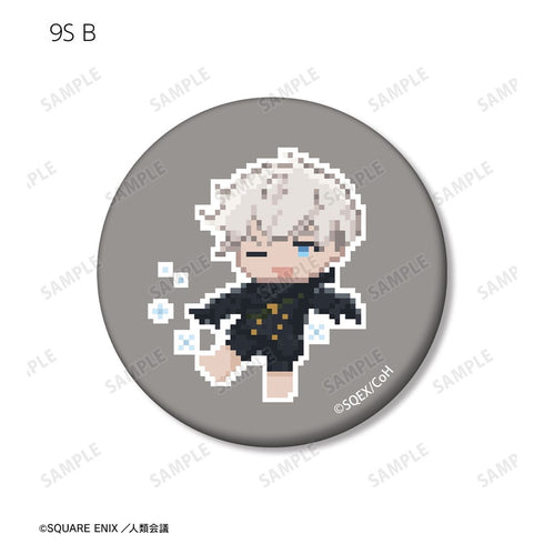 《NieR:Automata Ver1.1a》收藏級 DOT DOT 霧面金屬徽章(單位/盒)