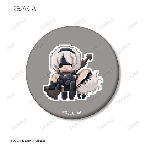 《NieR:Automata Ver1.1a》收藏級 DOT DOT 霧面金屬徽章(單位/盒)
