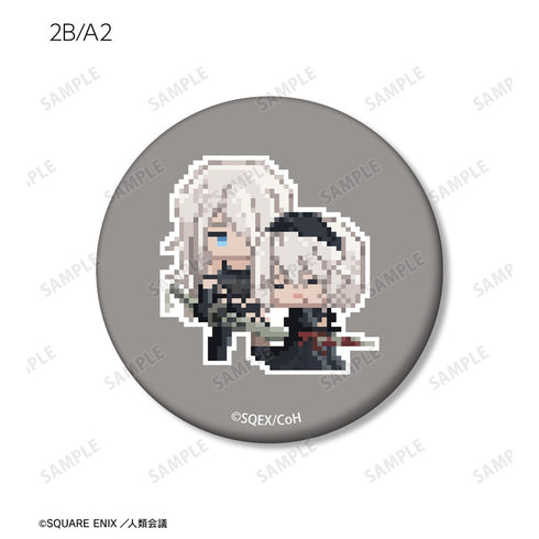 《NieR:Automata Ver1.1a》收藏級 DOT DOT 霧面金屬徽章(單位/盒)
