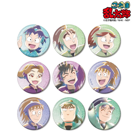 "Nintama Rantarō" Trading Ani-Art Aqua Label Series 2: Glitter Pin Badge Ver. B (Sold by the box)