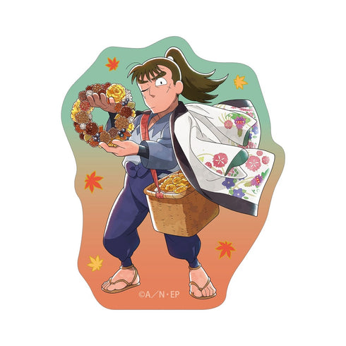 『忍たま乱太郎』描き下ろし 中在家長次 AKIBIYORIの段 in HANA・BIYORI ver. ミニダイカットステッカー