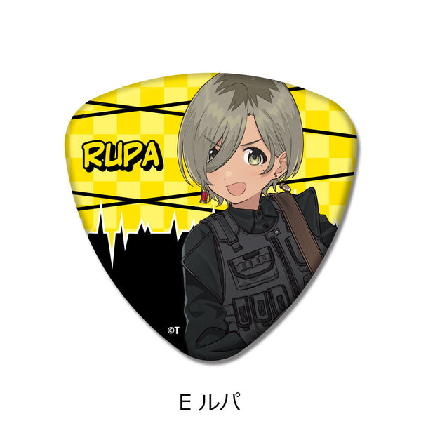 『ガールズバンドクライ』ピック型缶バッジ E ルパ