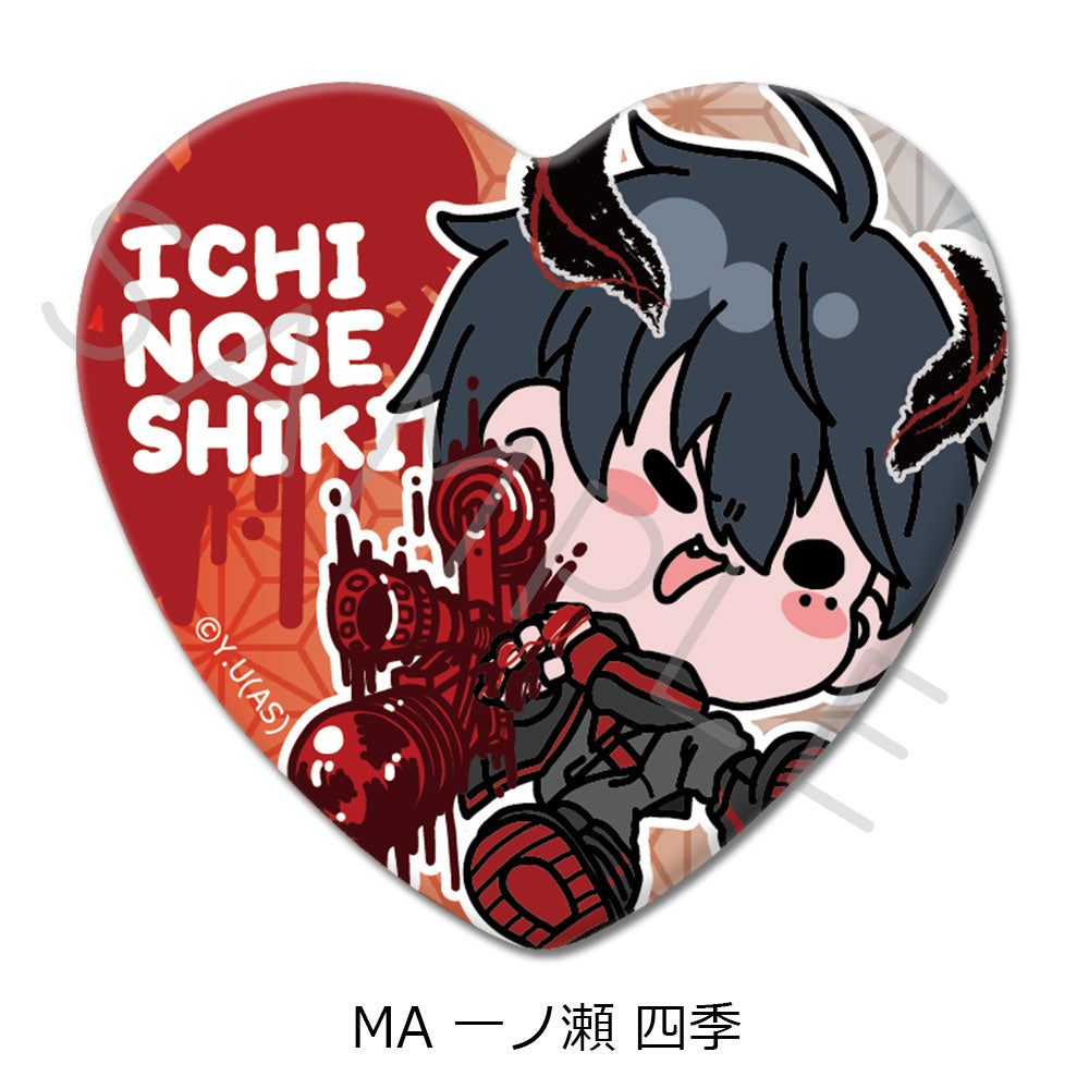 桃源暗鬼』ハート型缶バッジ MA 一ノ瀬四季 – Anime Store JP（アニメ
