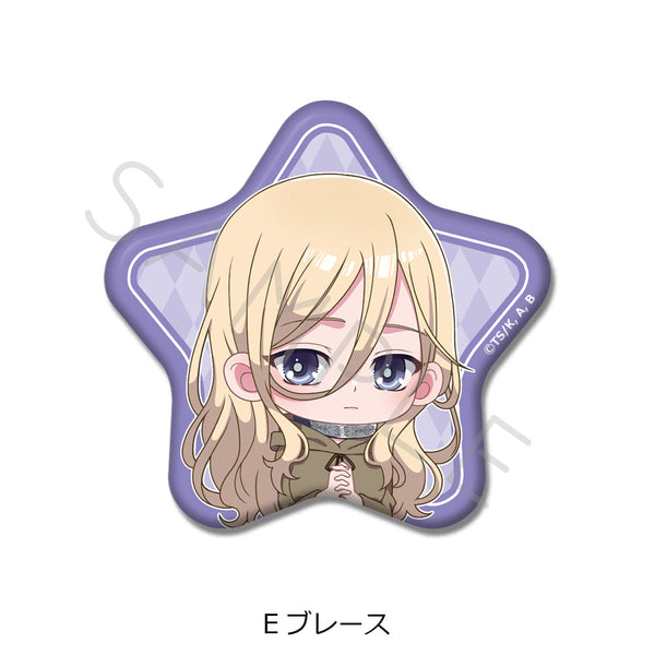 『豚のレバーは加熱しろ』星型缶バッジ E ブレース