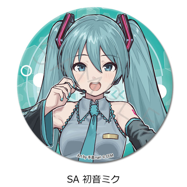 『初音ミク&ピアプロキャラクターズ』丸型缶バッジ(76mm)【BOX】