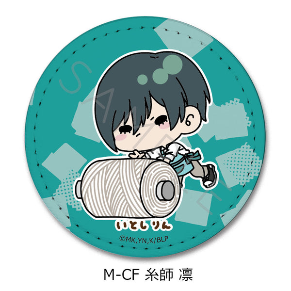 『ブルーロック』第6弾 レザーバッジ(丸形) M-CF 糸師凛