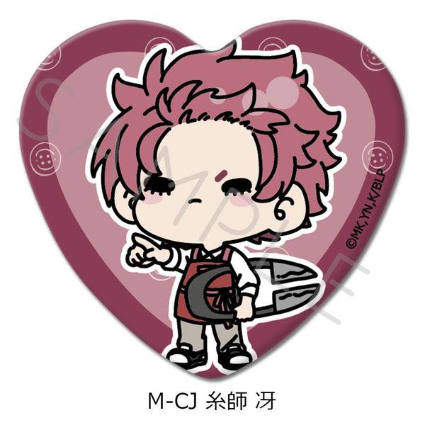『ブルーロック』第6弾 ハート型缶バッジ M-CJ 糸師冴