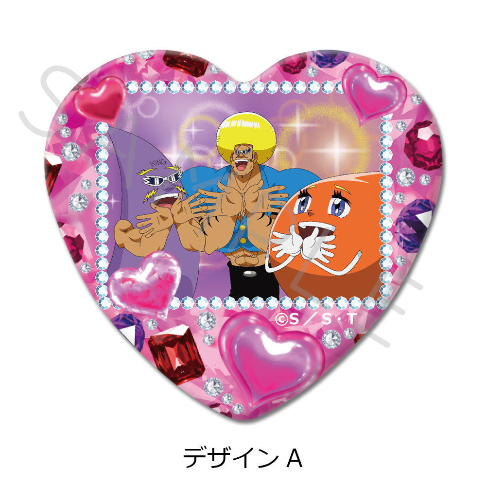 ボボボーボ・ボーボボ』ハート型缶バッジ A – Anime Store JP（アニメ