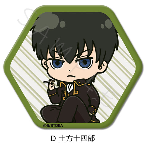 『銀魂』六角形缶バッジ D 土方十四郎