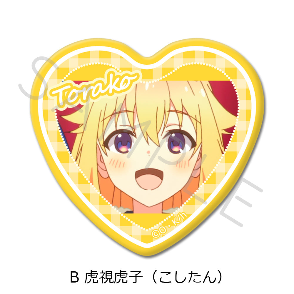 ビバレン ハート缶バッジ ナゴム 65点 （缶バッジカバー・65