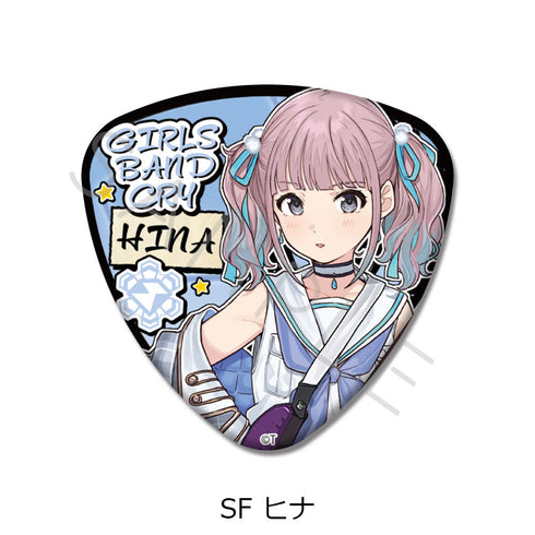 『ガールズバンドクライ』第2弾 ピック型缶バッジ SF ヒナ