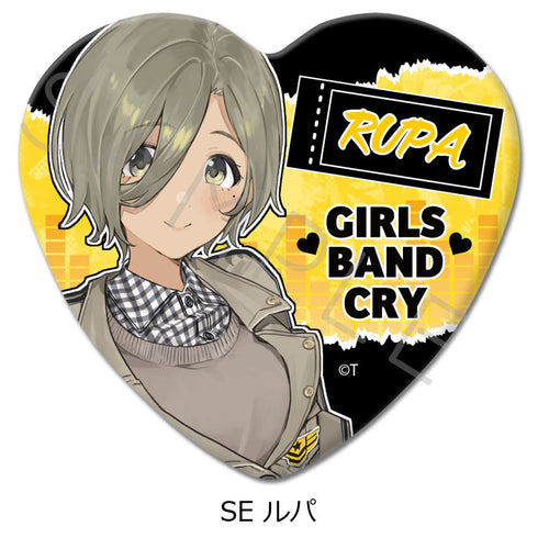 『ガールズバンドクライ』第2弾 ハート型缶バッジ SE ルパ