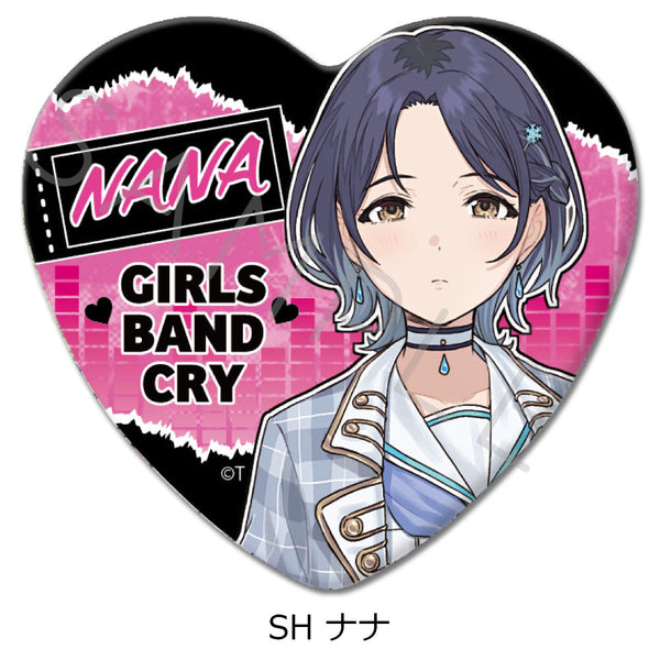 『ガールズバンドクライ』第2弾 ハート型缶バッジ SH ナナ