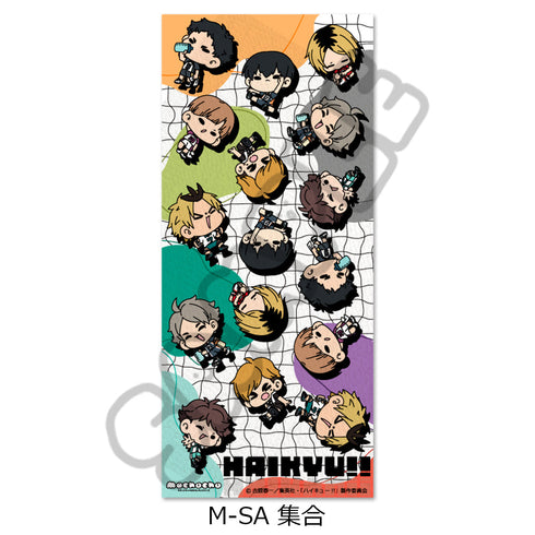 『ハイキュー!!』みんなmochocho化大作戦! 第2弾 フェイスタオル M-SA 集合