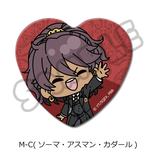『黒執事 -寄宿学校編-』ハート型缶バッジ M-C ソーマ・アスマン・カダール