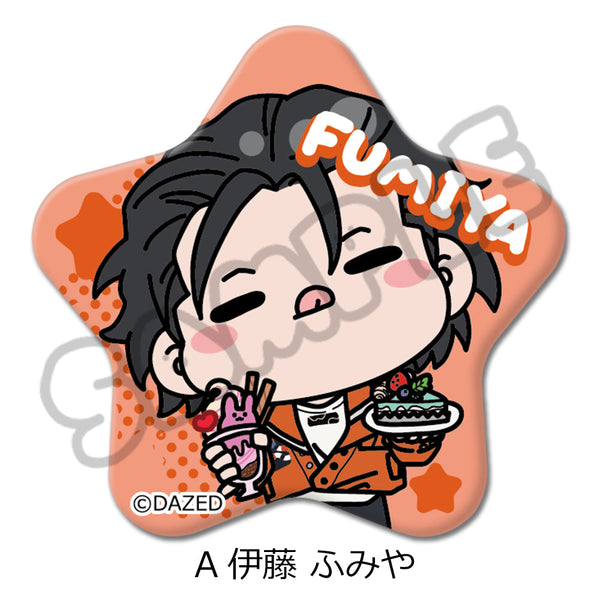 『カリスマ』星型缶バッジ A 伊藤ふみや